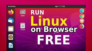 Run The latest ubuntu Linux in your Browser - No needed to Download