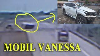 Rekaman CCTV Detik-Detik Kecelakaan Vanessa Angel