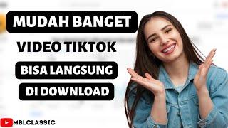 Cara Simpan Video Tiktok Tanpa Watermark TerbaruTutorial Download Video tiktok Tanpa Logo Tiktok‼️