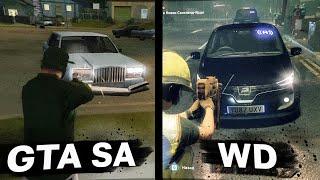 GTA San Andreas лучше Watch Dogs Legion Крутые детали Сан Андреас