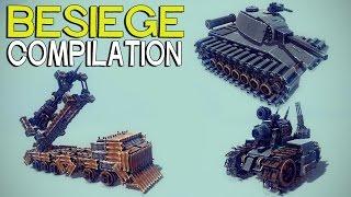 ►Besiege Compilation - Surprising Tanks and Rockets