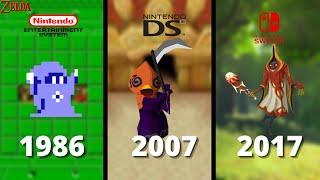 Evolution of The Legend of Zelda Wizzrobe 1986 - 2019