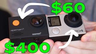 $6050€ Action Camera vs. GoPro Hero 4 With Test Footage