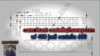 Cara buat wf castella wf 400 jadi castela 600