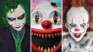 TERRIFYING CREEPY CLOWN CAKE DECORATING IDEAS AMAZING HALLOWEEN CAKES