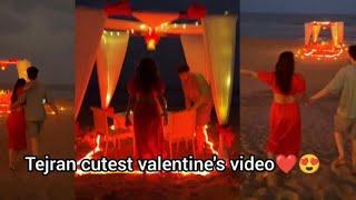 tejasswi prakash hui impress karan kundra ki Valentines surprise dekh kha Sunny Tejran video viral