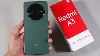 Xiaomi Redmi A3 unboxing speaker camera antutu gaming test