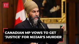 Diplomatic spat Canadian MP Jagmeet Singh vows justice for Khalistani terrorist Nijjar