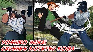Inukai smashes Kugas ribs with a giant hammer Manga Dub