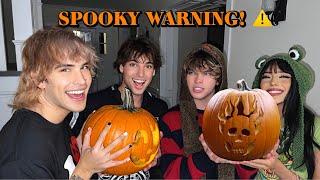 PUMPKIN CARVING GOES INSANELY WRONG FT JAKE WEBBER