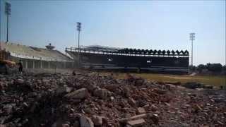 Motera Stadium Ahmedabad Before And During Destruction