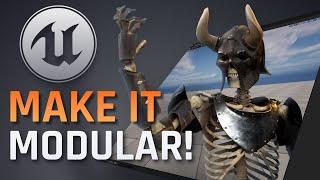 Create Modular Character Packs in UNREAL ENGINE