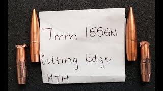 .2847mm 155gr Cutting-Edge MTH shot out of a 7mm-08 at high velocity and low simulating long range