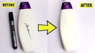 How To Remove Permanent Marker Ink From PVC Or Plastic Accessories ASMR