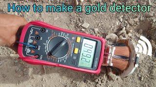 كيفية اختراع جهاز لكشف الذهب والمعادن بطريقة سهلة ومضمونة How to make a gold detector