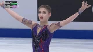 Алёна Косторная Alena Kostornaia- чемпионка Европы 2020 Произвольная программа