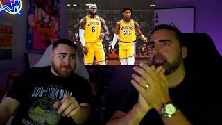 LosPollosTV and Wad react to Bronny James drafted by the Lakers and Mikal Bridges traded to Knicks