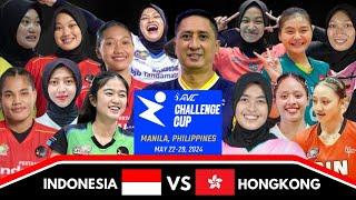 LIVE INDONESIA VS HONGKONG AVC CHALLENGE CUP PUTRI