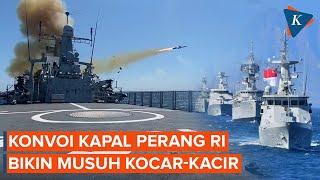 Latihan Gabungan TNI 2023 Konvoi Kapal Perang Bikin Musuh Kocar-kacir