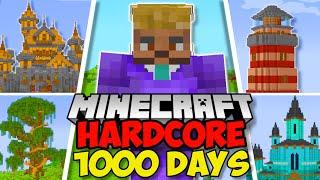 I Survived 1000 DAYS in Minecraft Hardcore FULL MOVIE