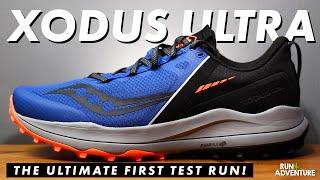 SAUCONY XODUS ULTRA First Run & First Impressions  Best Trail Running Shoes  Run4Adventure