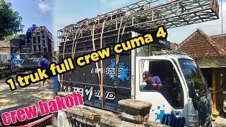 Loading margo mulyo mafia sound cuma 4 crew satu truk penuh