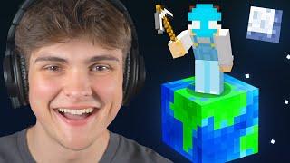 Minecraft But Its One Earth Block...