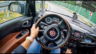 2016 Fiat 500L 1.4 T-JET 16V 120HP 0-100 POV Test Drive #1350 Joe Black