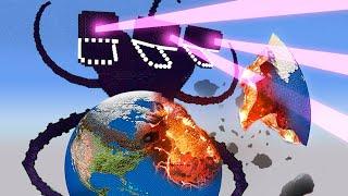 Wither Storm vs Earth TOTAL Destruction on Minecraft