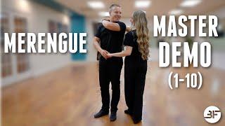 How to Dance Merengue for Beginners  Merengue Master Demo 1-10