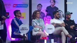 CELINE PRESS CONFERENCE TURNAMEN OLAHRAGA SELEBRITI INDONESIA