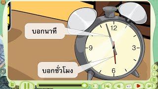 นาฬิกาและการบอกเวลา - สื่อการเรียนการสอน คณิตศาสตร์ ป.3