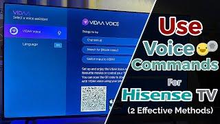 How to Control Hisense Vidaa Smart TV with Voice Commands Enable Voice Assistant