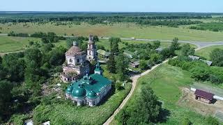 Тверская область Рамешковский район Кузнецово Храмовый комплекс Михайлово-Прудовского погоста