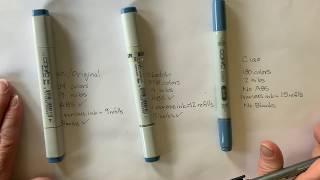 What are the differences between Copic Ciao Original & Sketch Markers?