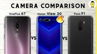 Honor View 20 vs OnePlus 6T vs Poco F1 camera comparison one clear winner