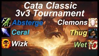 Cata Classic Tournament  NA  Shatter vs Thug  Absterge Ceral Wizk vs Clemons Thug Wet