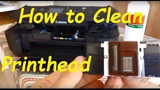 Cleaning Canon printhead FHD