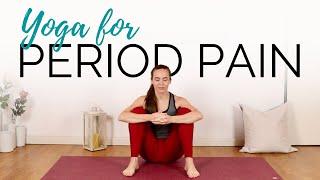 Yoga for Period Cramps - 10 min Relief from Menstrual Pain Aches & PMS