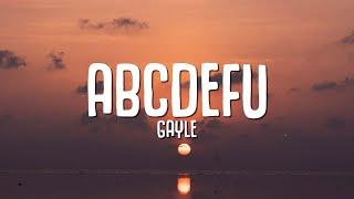 GAYLE - abcdefu Lyrics