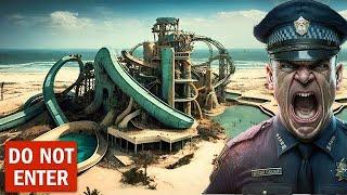 SCARY POLICE ENCOUNTER IN ABANDONED WATERPARK FROM HELL EVERYTHING WENT WRONG