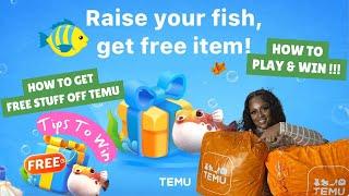 How to Win Free Stuff on TEMU with the FISHLAND Game How To Get Free Stuff Playing Fishland on Temu