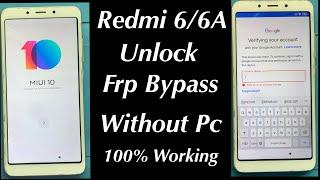 Redmi 6 Frp Bypass  Redmi 66A Frp Bypass New Method Without PC