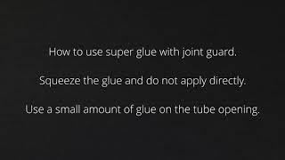  JOINT GUARD  Tip. Super Glue ENG sub