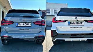 New BMW X3 2023 vs New BMW X1 2023 - STARTUP Comparison by Supergimm