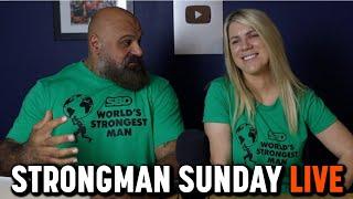 Strongman Sunday LIVE with Loz and Liz  3 Days out from WSM 2024