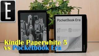 Kindle Paperwhite 5 vs Pocketbook Era  Comparison