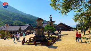 4K Korea Walk - Temple Stay GURYE HWAEOMSA TEMPLE Hwaeom Spritual Music Ritual Jeonnam KOREA.