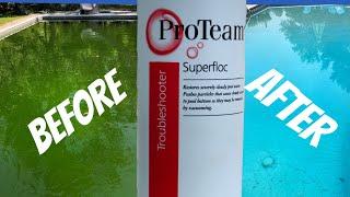 How To Clear Up A Cloudy Pool - How To Use Flock - Flocculant