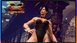 SFV PC Mod  Falke Bunny Costume VS Chunli Electra Bikini MOD